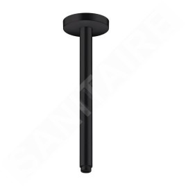 Axor Programme de douche - Bras de douche de plafond, 300 mm, noir mat 26433670