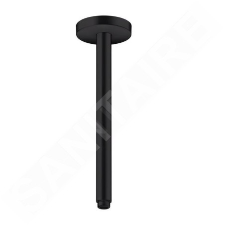Axor Programme de douche - Bras de douche de plafond, 300 mm, noir mat 26433670