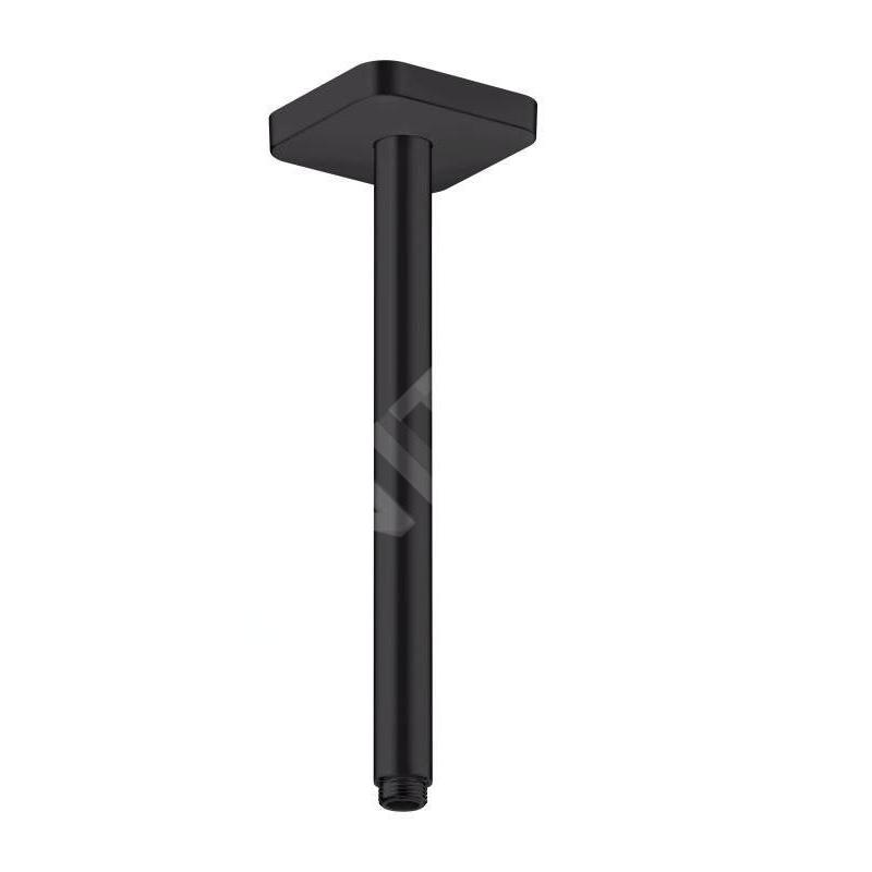 Axor Programme de douche - Bras de douche de plafond, 300 mm, noir mat 26966670