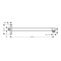 Axor Programme de douche - Bras de douche, 390 mm, chrome 26431000