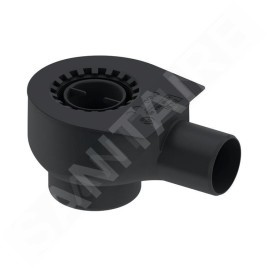 Tece Accessoires - Siphon pour caniveau de sol standard, évacuation latérale DN50 650001