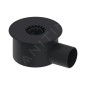 Tece Accessoires - Siphon pour caniveau de sol max, évacuation latérale DN70 650002