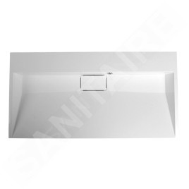 Sapho Amur - Lavabo 900x460 mm, sans trou pour robinet, blanc 55032-0
