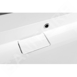 Sapho Amur - Lavabo 900x460 mm, sans trou pour robinet, blanc 55032-0
