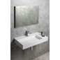 Sapho Godiva - Lavabo 830x440 mm, sans trop-plein, trou pour robinetterie, blanc GU083L Sapho Godiva - Lavabo 830x440 mm, sans trop-plein, trou pour robinetterie, blanc GU083L