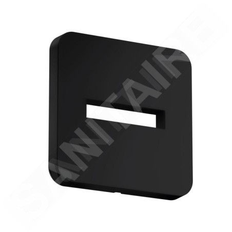 Axor Accessoires - Rosace Softsquare, noir mat 35214670