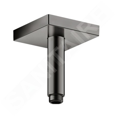 Axor Programme de douche - Bras de douche de plafond 10 cm, chrome noir brossé 26437340