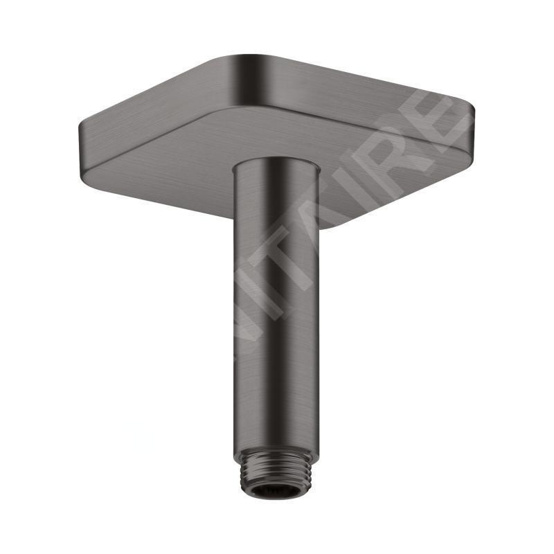 Axor Programme de douche - Bras de douche de plafond 10 cm, chrome noir brossé 26965340
