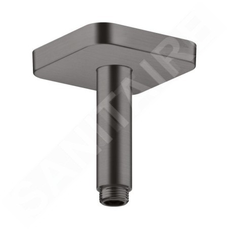 Axor Programme de douche - Bras de douche de plafond 10 cm, chrome noir brossé 26965340
