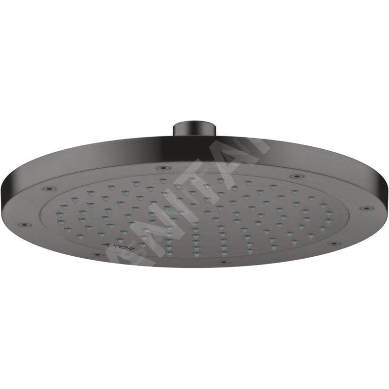 Axor Programme de douche - Douche de tête 245, 1 jet, EcoSmart, chrome noir brossé 35381340