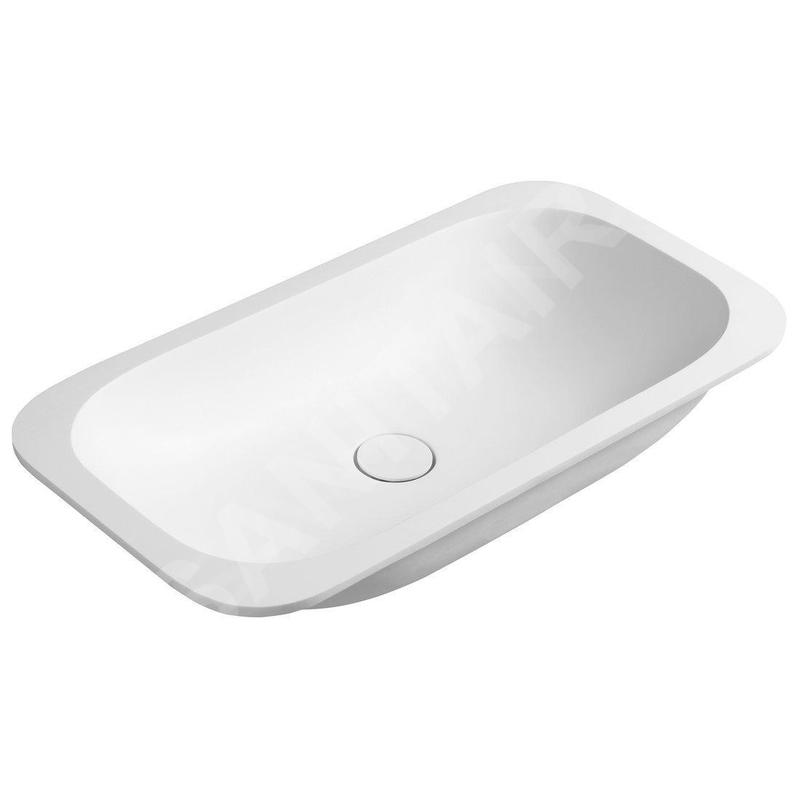 Sapho Lavabos - Lavabo Impala 590x360 mm, sans trou pour robinet, blanc mat IM540 Sapho Lavabos - Lavabo Impala 590x360 mm, sans trou pour robinet, blanc mat IM540