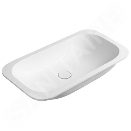 Sapho Lavabos - Lavabo Impala 590x360 mm, sans trou pour robinet, blanc mat IM540