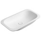 Sapho Lavabos - Lavabo Impala 590x360 mm, sans trou pour robinet, blanc mat IM540 Sapho Lavabos - Lavabo Impala 590x360 mm, sans trou pour robinet, blanc mat IM540