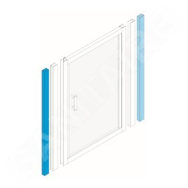 Jika Lyra plus - Profilé d'extension pour portes de douche Lyra Plus H2913880000141