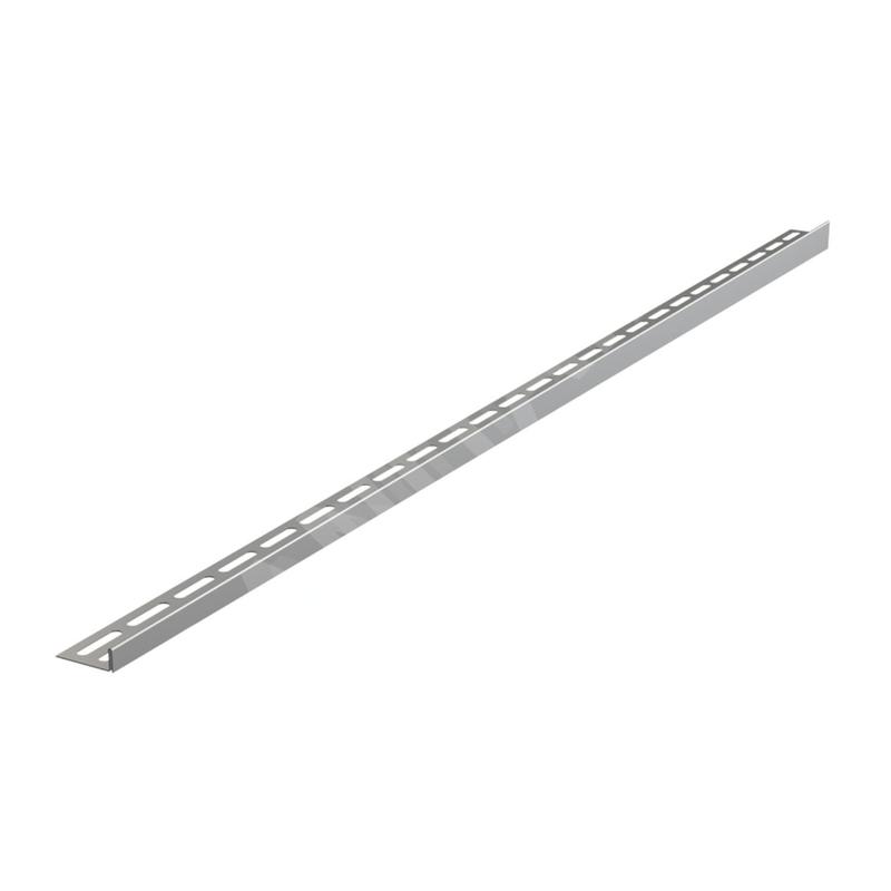 Alcadrain Douchegoten - Barre de mise à niveau du sol 1000 mm, gauche, hauteur de l'ourlet 12 mm, tapis en acier inoxydable