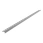 Alcadrain Douchegoten - Barre de nivellement 1200 mm, droite, hauteur de l'ourlet 12 mm, tapis en acier inoxydable APZ902M/1200