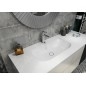 Sapho Lavabos - Lavabo Impala 590x360 mm, sans trou pour robinet, blanc mat IM540 Sapho Lavabos - Lavabo Impala 590x360 mm, sans trou pour robinet, blanc mat IM540