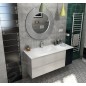 Sapho Lavabos - Lavabo Impala 590x360 mm, sans trou pour robinet, blanc mat IM540 Sapho Lavabos - Lavabo Impala 590x360 mm, sans trou pour robinet, blanc mat IM540