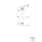 Steinberg 120 - Bras de douche de plafond, 120 mm, chrome 120 1571