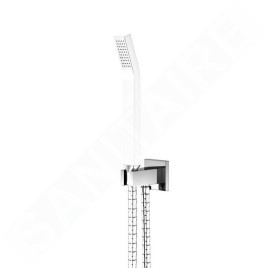 Steinberg 120 - Coude de raccordement avec support, chrome 120 1667