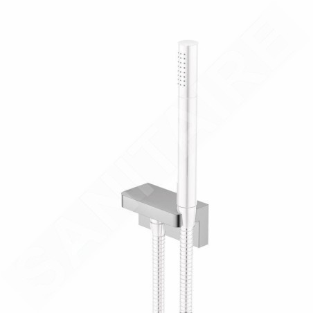 Steinberg 230 - Coude de raccordement avec support, chrome 230 1667