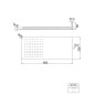 Steinberg 390 - Douche de tête, 600x250 mm, inox 390 5661
