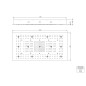 Steinberg 390 - Douche de tête, 1120x620 mm, 3 jets, éclairage LED, inox 390 6032