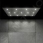 Steinberg 390 - Douche de tête, 1120x620 mm, 3 jets, éclairage LED, inox 390 6032