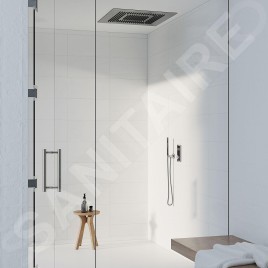 Steinberg 390 - Douche de tête 600x600 mm, 3 jets, inox 390 6610