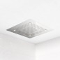 Steinberg 390 - Douche de tête, 600x600mm, 2 jets, éclairage LED, inox 390 6622