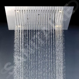 Steinberg 390 - Douche de tête, 800x800 mm, 3 jets, éclairage LED, inox 390 6680