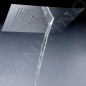 Steinberg 390 - Douche de tête, 800x800 mm, 3 jets, éclairage LED, inox 390 6680