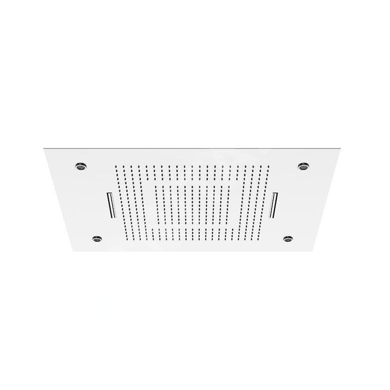 Steinberg 390 - Douche de tête, 600x800 mm, 3 jets, éclairage LED, inox 390 6832