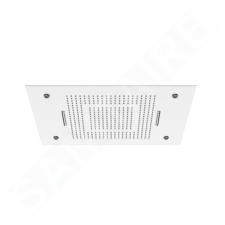 Steinberg 390 - Douche de tête, 600x800 mm, 3 jets, éclairage LED, inox 390 6832