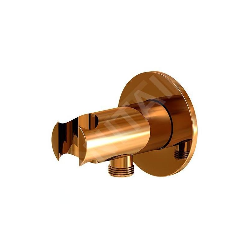 Steinberg 100 - Coude de raccordement de douche avec support, or rose 100 1667 RG