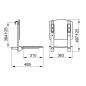 Keuco Plan Care - Siège de douche 31x36 cm, support de dos, noir/chrome 34981010037