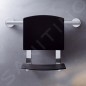 Keuco Plan Care - Siège de douche 31x36 cm, support de dos, noir/chrome 34981010037