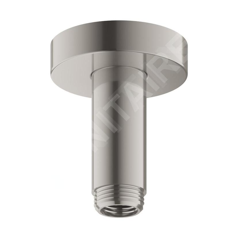 Keuco Accessoires de douche - Bras de douche de plafond, 100 mm, nickel brossé 51689050100