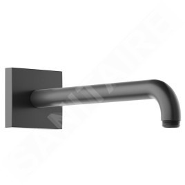 Keuco Accessoires de douche - Bras de douche, 30 cm, chrome noir brossé 53088130302