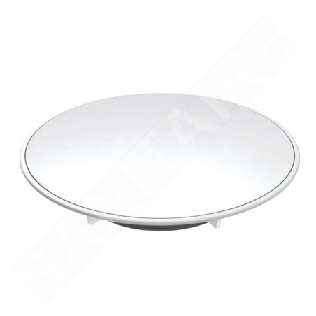 Geberit Accessoires - Cache-bonde pour kit d'évacuation de la douche, chrome brillant 150.266.21.1