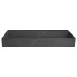 Sapho Quadrado - Lavabo à poser 960x440 mm, avec un trou pour robinet, granite noir AR466 Sapho Quadrado - Lavabo à poser 960x440 mm, avec un trou pour robinet, granite noir AR466