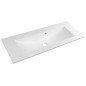 Sapho Yukon - Lavabo 1200x450 mm, avec trop-plein, 1 trous pour robinet, blanc YU121 Sapho Yukon - Lavabo 1200x450 mm, avec trop-plein, 1 trous pour robinet, blanc YU121