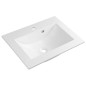 Sapho Yukon - Lavabo 600x450 mm, avec trop-plein, avec trou pour robinet, blanc YU060 Sapho Yukon - Lavabo 600x450 mm, avec trop-plein, avec trou pour robinet, blanc YU060