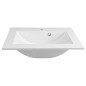 Sapho Yukon - Lavabo 600x450 mm, avec trop-plein, avec trou pour robinet, blanc YU060 Sapho Yukon - Lavabo 600x450 mm, avec trop-plein, avec trou pour robinet, blanc YU060