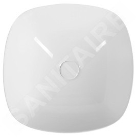 Sapho Idea - Lavabo, 430x430 mm, sans trou pour robinetterie, blanc WH100