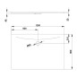 Bette Floor Side - Receveur de douche 120x80 cm, dust 3387-413