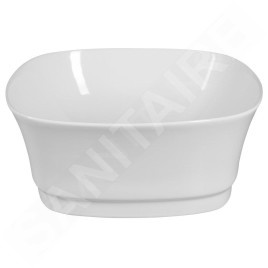 Sapho Idea - Lavabo, 430x430 mm, sans trou pour robinetterie, blanc WH100