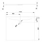 Bette Floor Side - Receveur de douche 110x90 cm, flax 3396-423