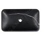 Sapho Blok - Vasque, 600x350 mm, sans trop-plein, noir mat 2401-39 Sapho Blok - Vasque, 600x350 mm, sans trop-plein, noir mat 2401-39