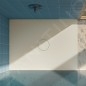 Bette Air - Receveur de douche 100x90 cm, BetteGlaze Plus, crème 7351-441PLUS
